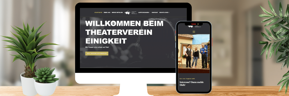 Showcase Webseite Theaterverein Einigkeit Altforweiler e. V.