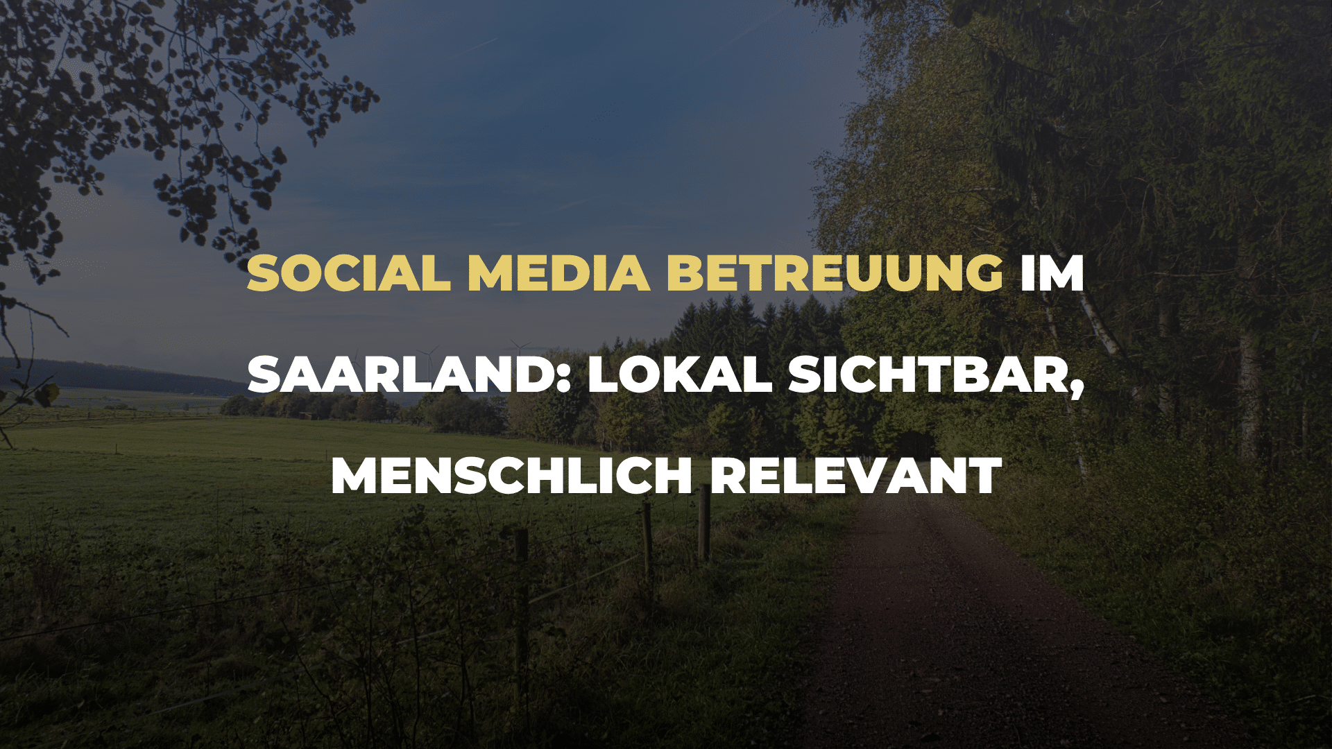 Social Media Betreuung im Saarland_ lokal sichtbar, menschlich relevant