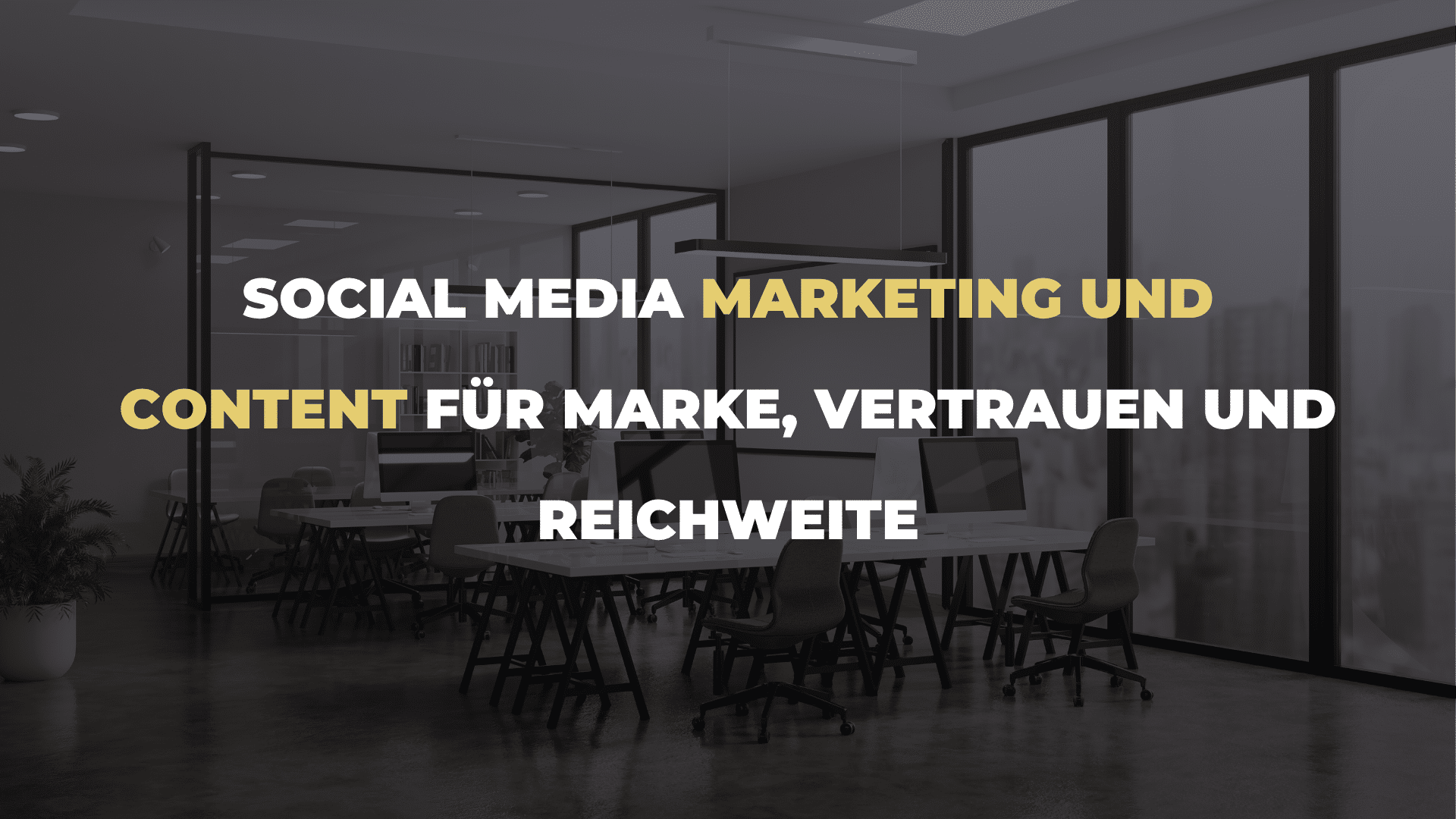 Social Media Marketing und Content für Marke, Vertrauen und Reichweite