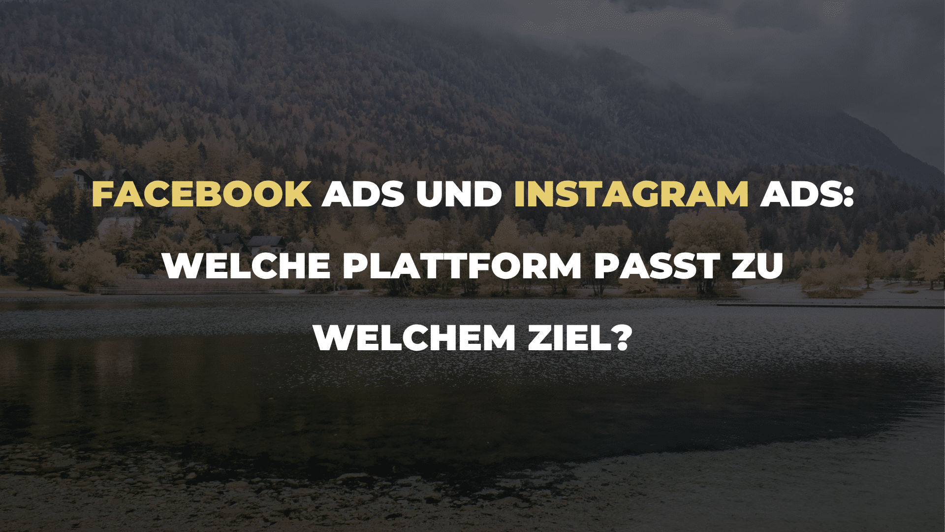 Facebook Ads und Instagram Ads_ Welche Plattform passt zu welchem Ziel